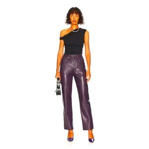 NWT AGOLDE Recycled Leather 90’s Pinched waist size 29
